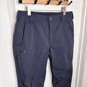 Under Armour Tactical Pants Mens 36/32 Navy Blue Water Resistant Cargo